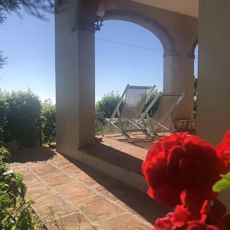 Podere Morena With Sea View, Private Terrace By Toscanatour Greg Гуардисталло